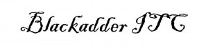 Blackadder Font