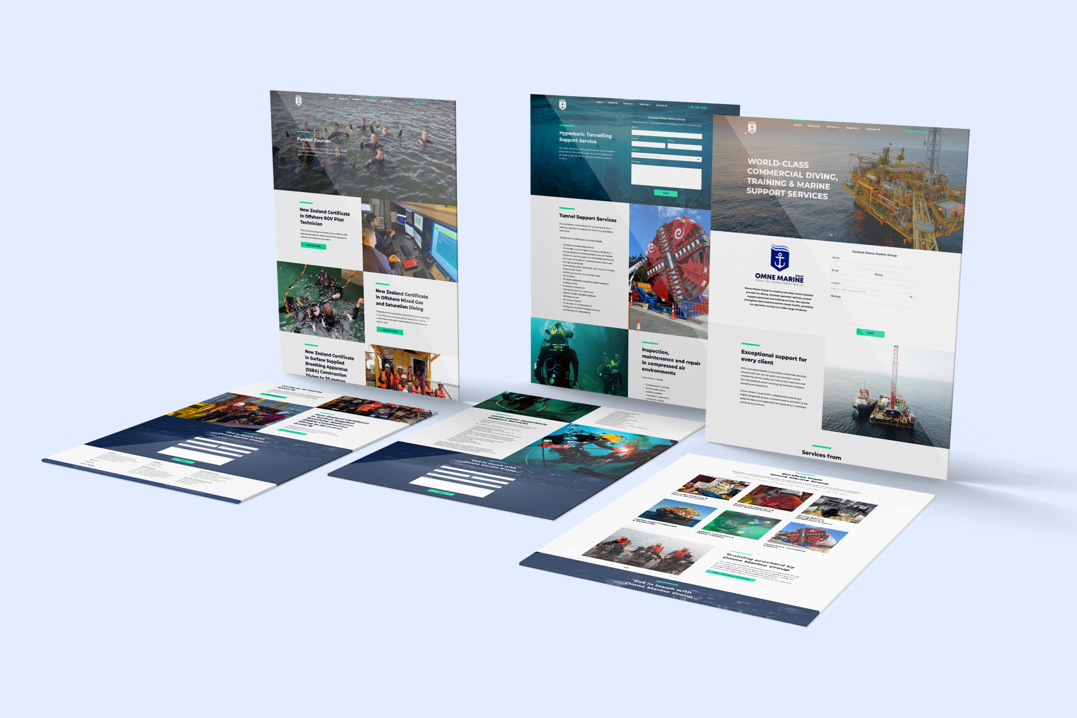 Omne Marine Group - Graphic Design & Copywriting