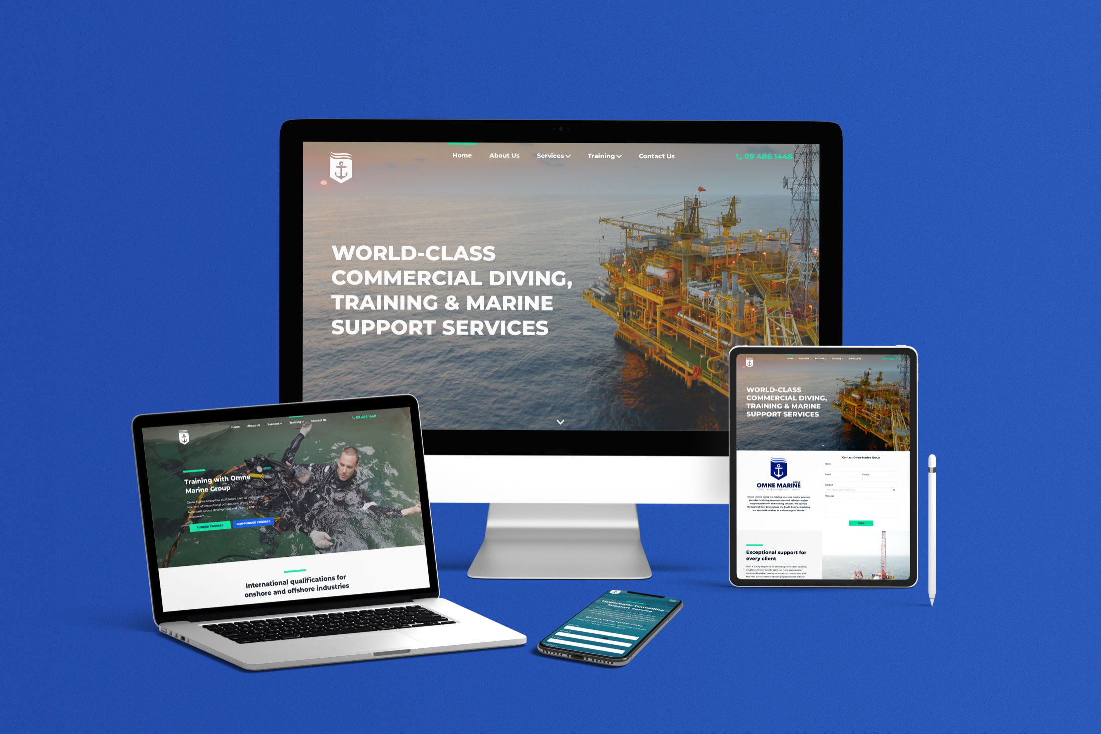 Omne Marine Group -Website Design